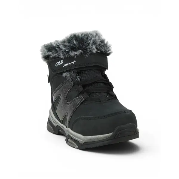 838386-black Crne čizme za djevojčice– Ciciban