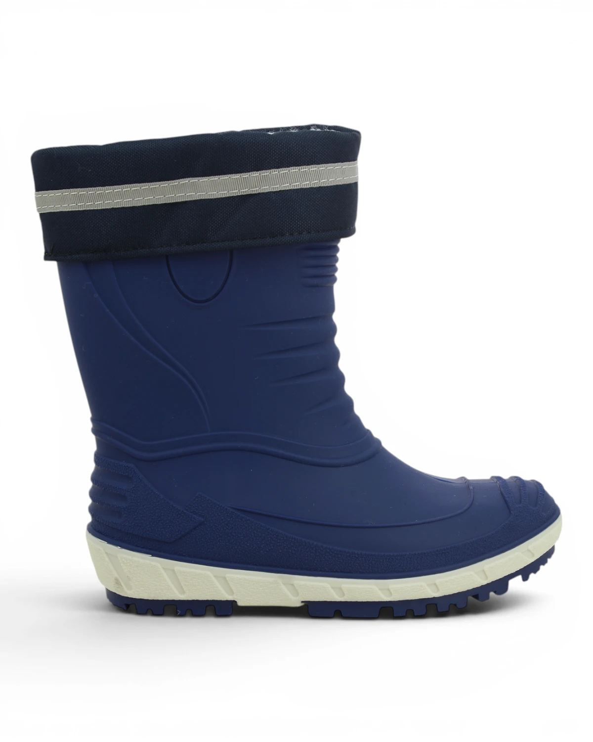 849452-BLUE Dječje Gumene Čizme S Krznom Blue - Ciciban