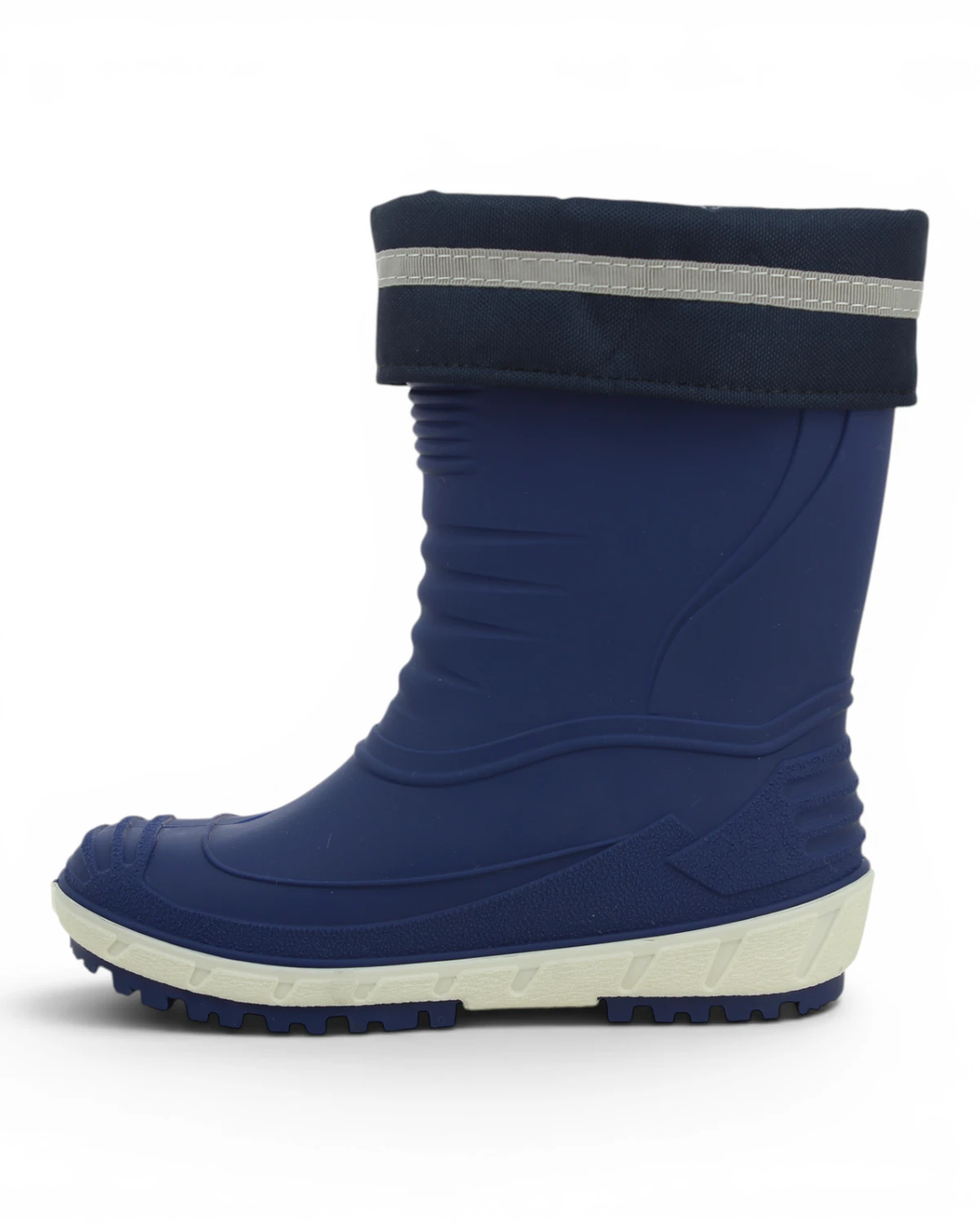 849452-BLUE Dječje Gumene Čizme S Krznom Blue - Ciciban