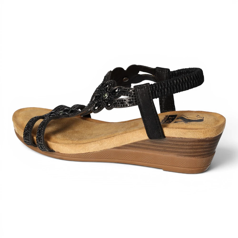 8910806-009 Crne sandale Fashion– 2GO