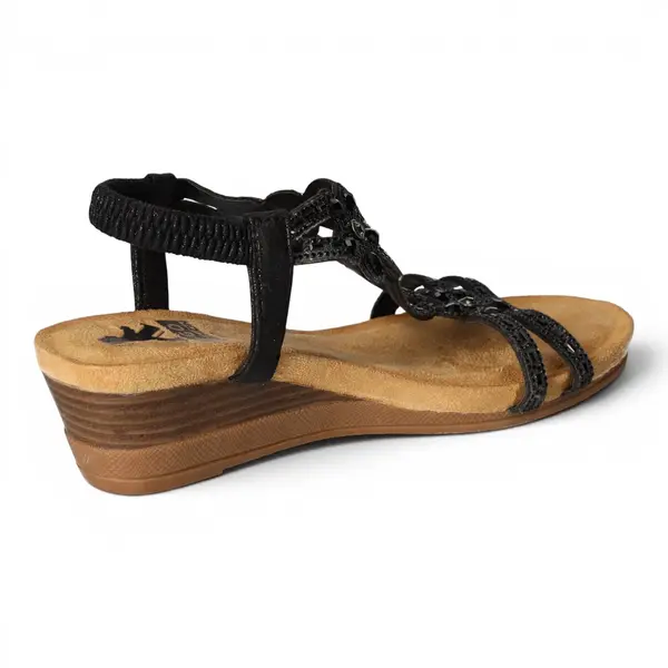 8910806-009 Crne sandale Fashion– 2GO