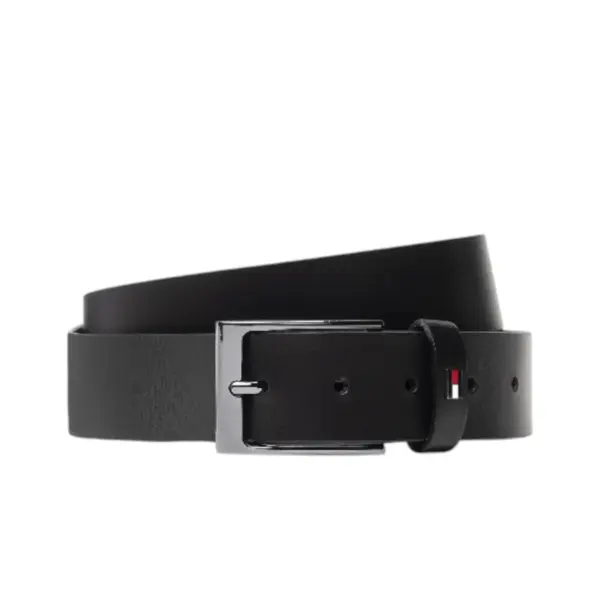 Tommy Hilfiger muški remen Layton Leather 35 black