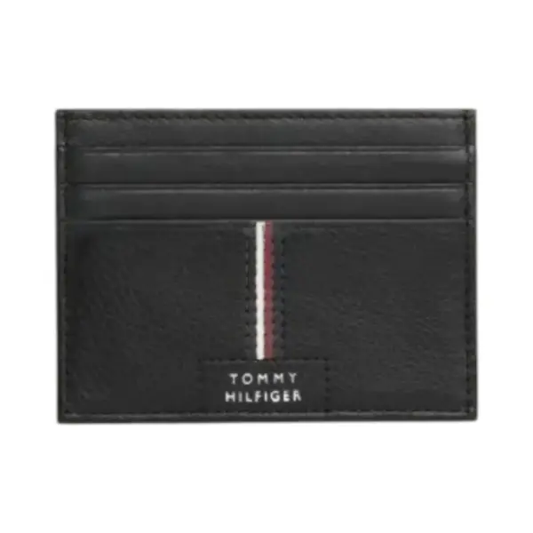 Tommy Hilfiger muški kožni etui za kartice TH Premium AM0AM12186-BDS - Crna