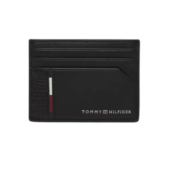 Tommy Hilfiger muški kožni etui za kartice TH Casual AM0AM12769-BDS - Crna