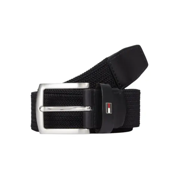 Tommy Hilfiger muški elastični remen Denton Elastic 35 AM0AM13354-BDS - Crna