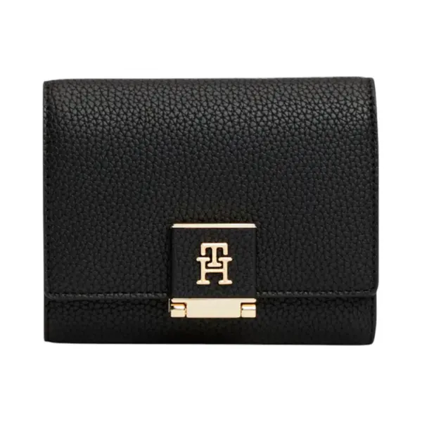 Tommy Hilfiger ženski kožni novčanik Her Trifold Wallet AW0AW17039-BDS-Crna