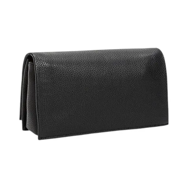 AW0AW17403-BDS TOMMY HILFIGER TH HER FLAP W CHAIN ZENSKA TORBICA CRNA S PREKLOPOM I ZLATNIM LANCEM