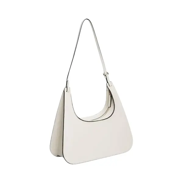 AW0AW18620-AEO TOMMY HILFIGER MODERN SHOULDER BAG ZENSKA TORBICA KREM SOFT CREAM PREKO RAMENA GOLD LOGO
