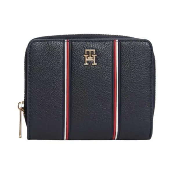 Tommy Hilfiger ženski novčanik Icon Med ZA W Flap Corp AW0AW18653-DW6-Tamnoplava