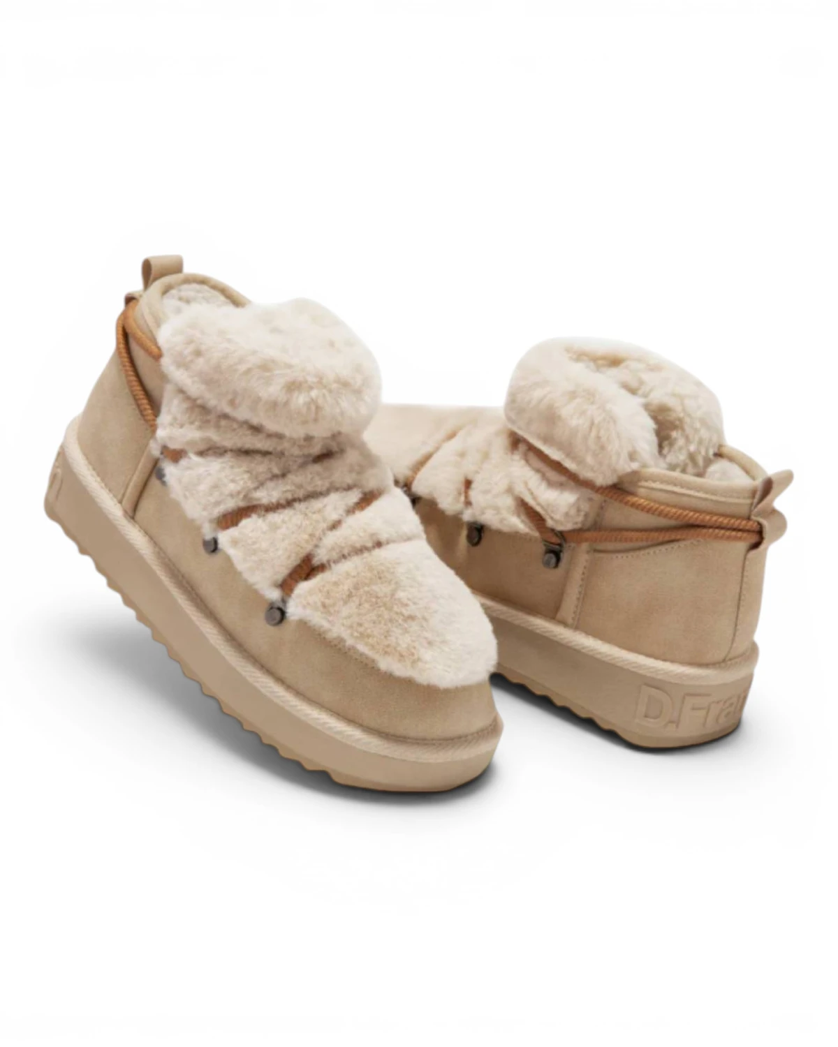 DFSH370011-BEIG-K Bež dječje gležnjače Nordic Trk Fur Low – D.Franklin