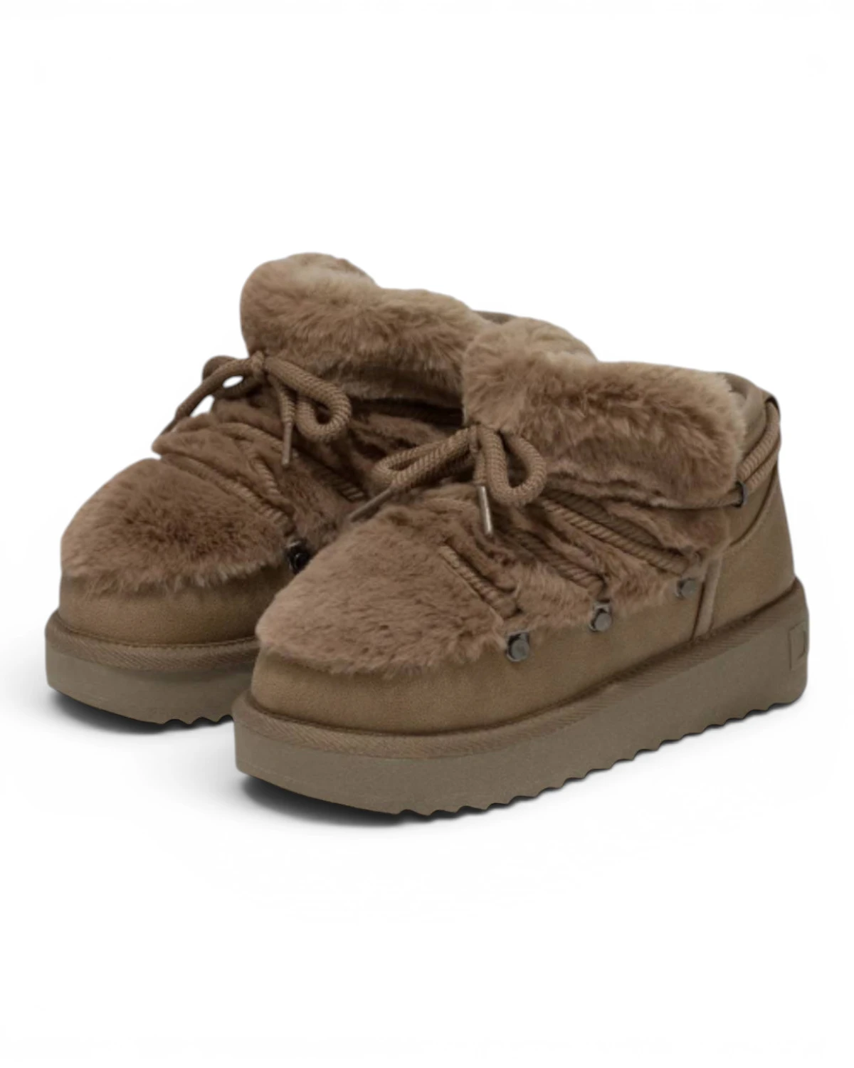 DFSH370011-BROW-K Smeđe dječje gležnjače Nordic Trk Fur Low – D.Franklin