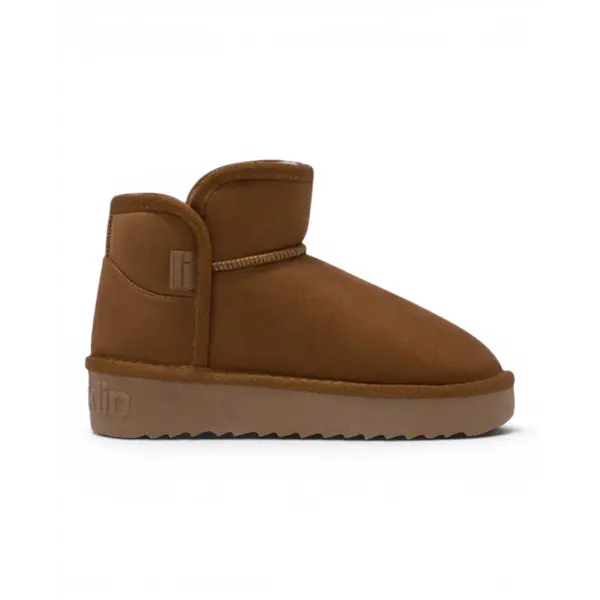 DFSH370021-TAN-K Smeđe dječje gležnjače Nordic Basic niski model – D.Franklin