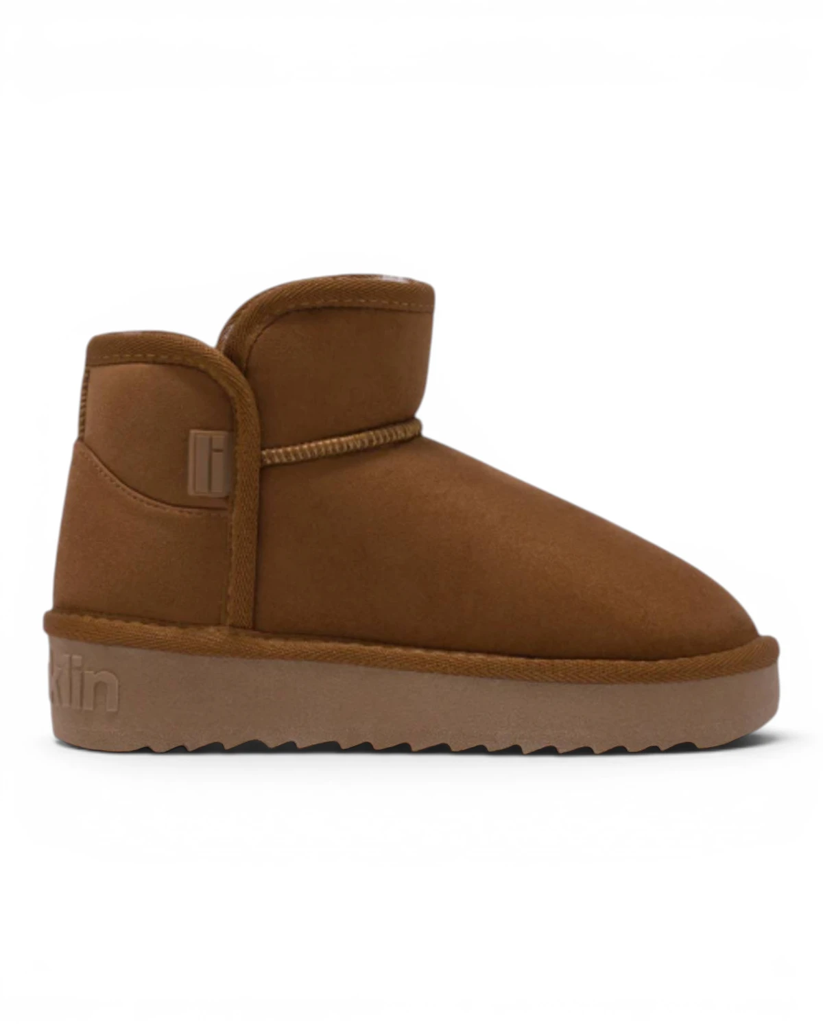 DFSH370021-TAN-K Smeđe dječje gležnjače Nordic Basic niski model – D.Franklin