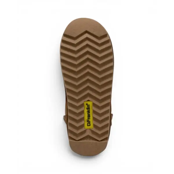 DFSH370021-TAN-K Smeđe dječje gležnjače Nordic Basic niski model – D.Franklin