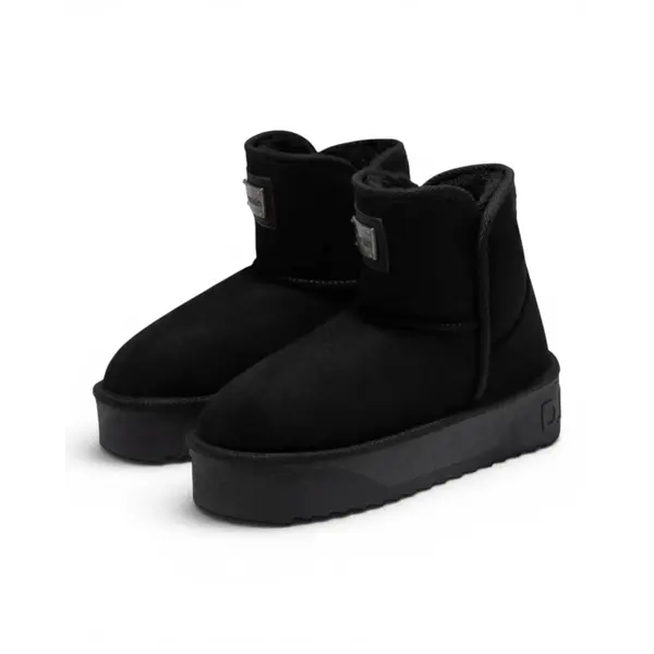 DFSH371004-BLAC Crne ženske gležnjače Nordic V.2 Basic Low – D.Franklin