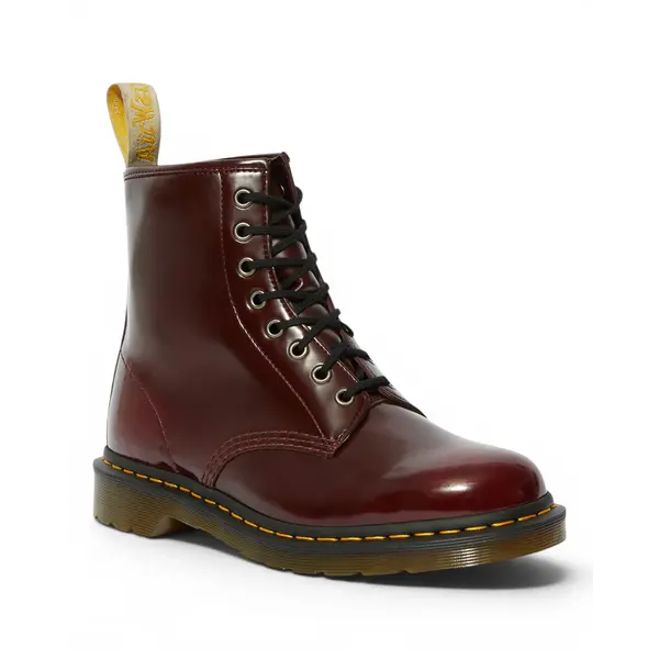 DM23756600 Dr.Martens 1460 Vegan Cherry Red Oxford Rub Off
