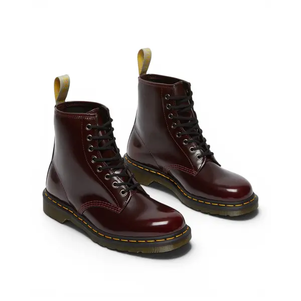 DM23756600 Dr.Martens 1460 Vegan Cherry Red Oxford Rub Off