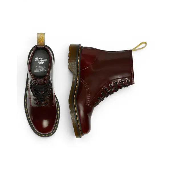 DM23756600 Dr.Martens 1460 Vegan Cherry Red Oxford Rub Off