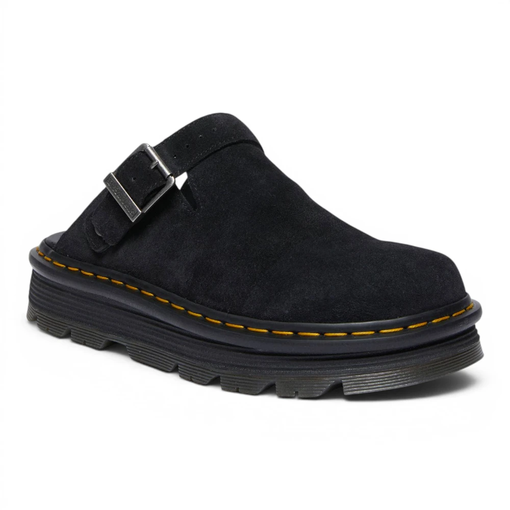DM31657001 Crne natikače Zebzag Mule – Dr. Martens