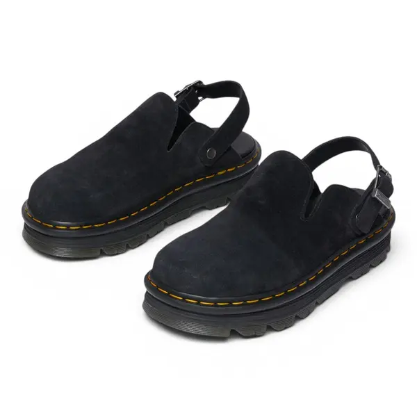 DM31657001 Crne natikače Zebzag Mule – Dr. Martens