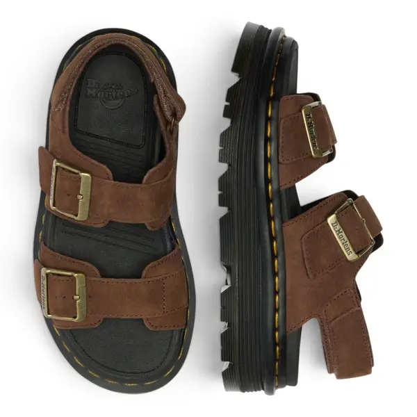 DM42853200 Smeđe sandale Zebzag Sandal Sepia Brown – Dr. Martens
