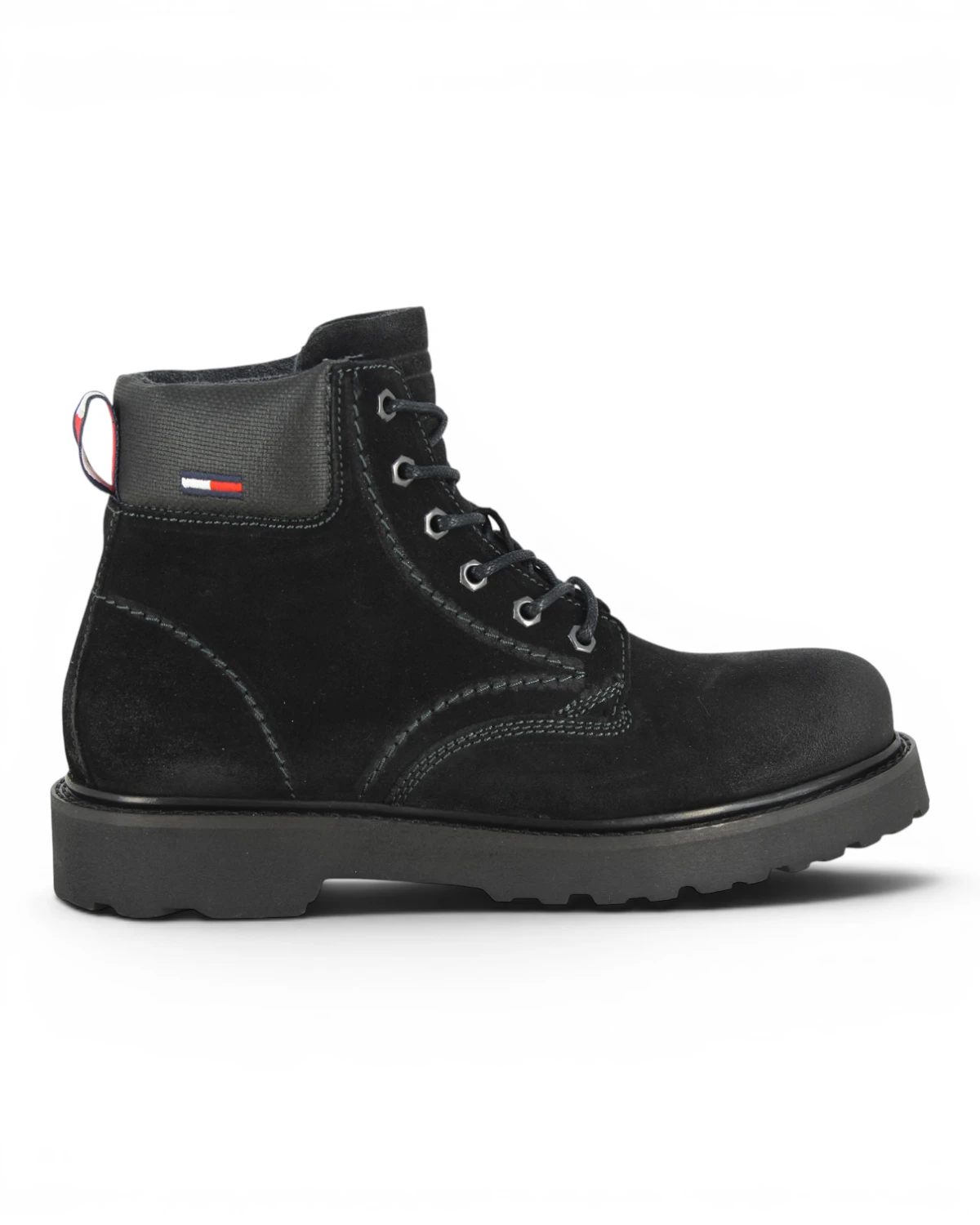 EM01059-BDS Tommy Jeans BRAN SHORT LACE UP NYLON COLLAR Black