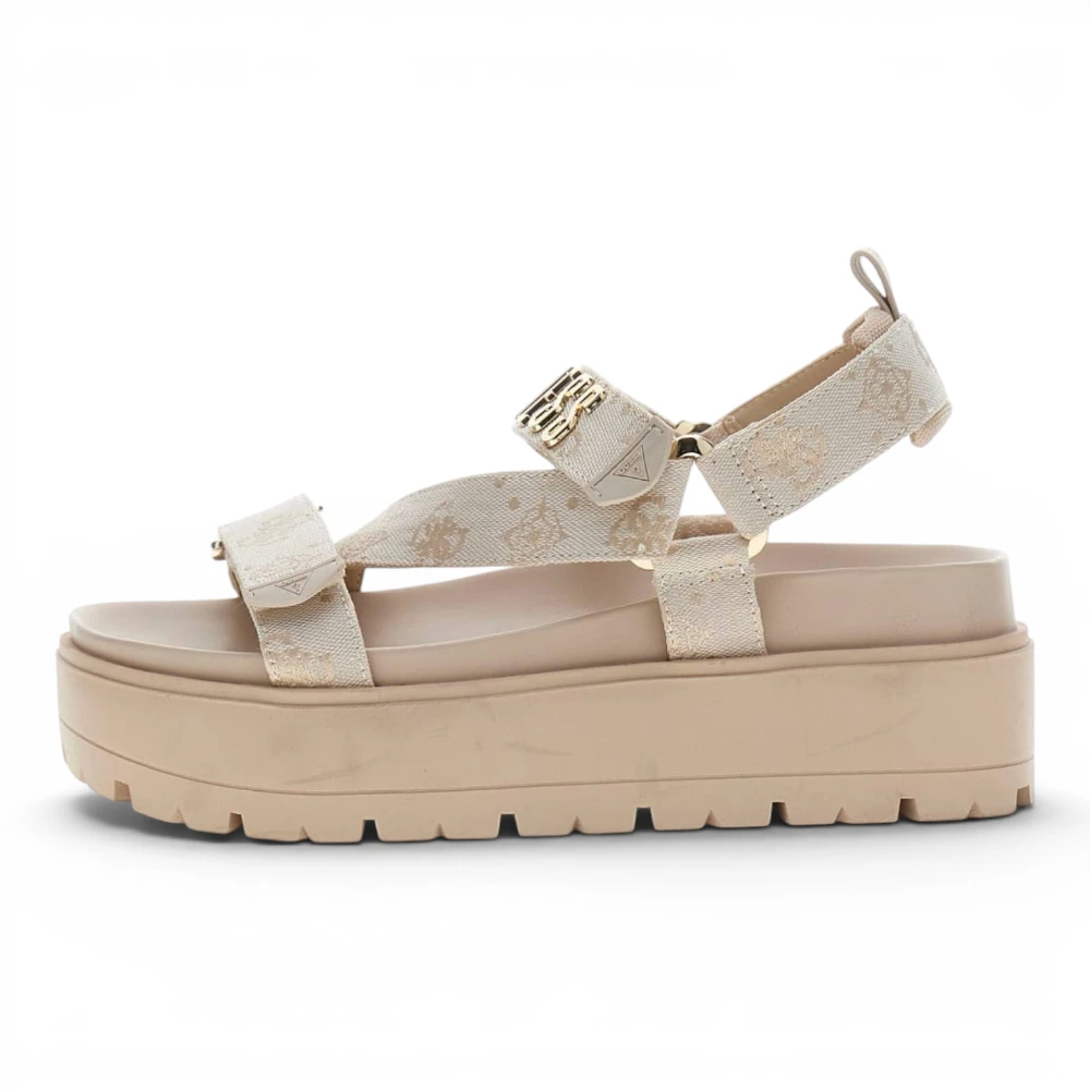 FLJFTTFAL03-CREAM Krem sandale Fetta – Guess