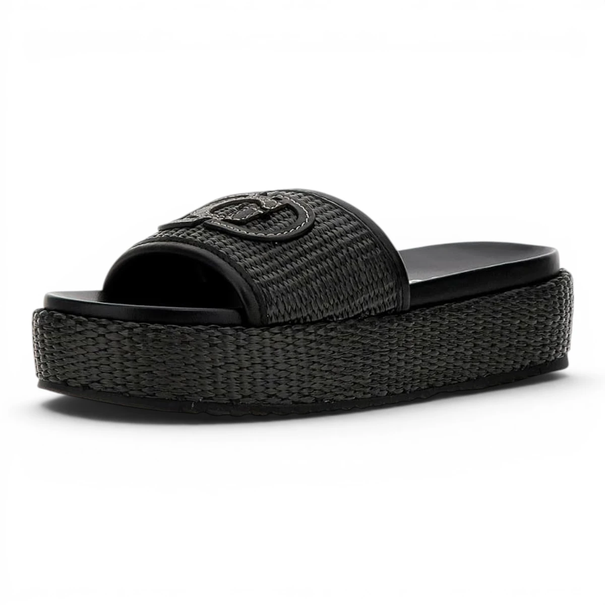 FLJLNYFAB19-BLACK Guess ženska natikača LONNEY black