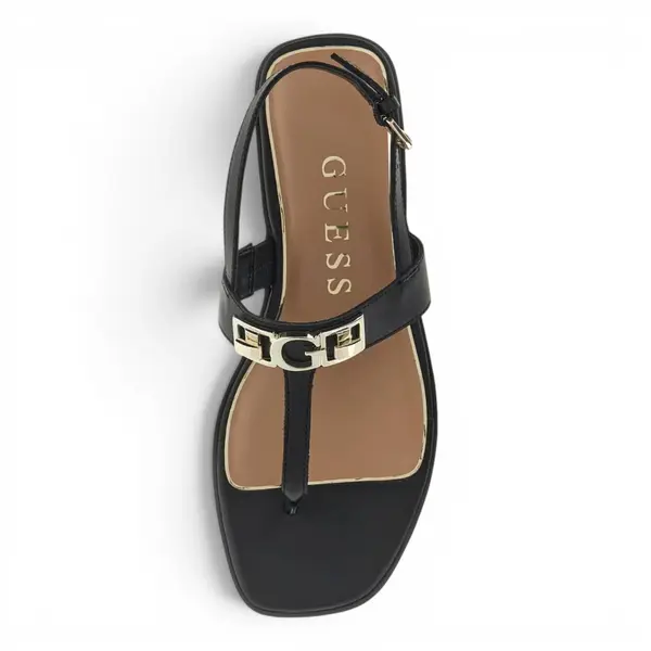 FLJRMYLEA03-BLACK Crne sandale Ramiry – Guess