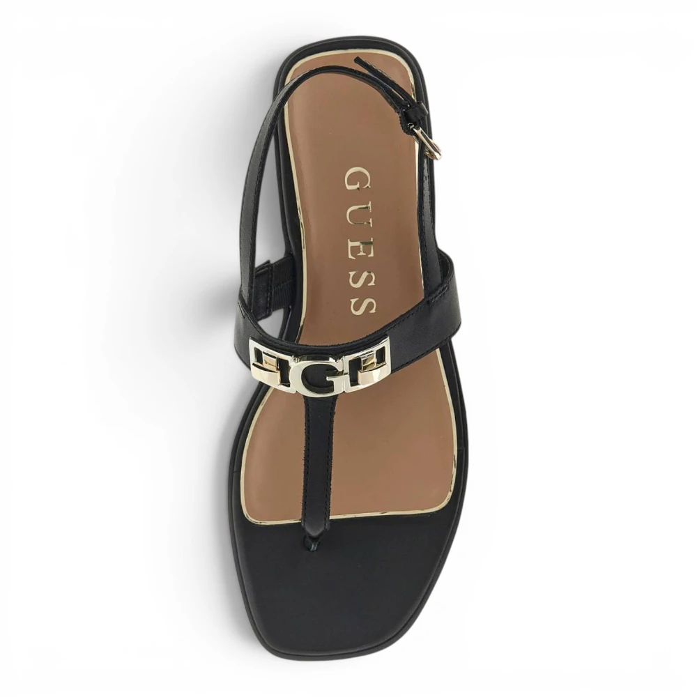 FLJRMYLEA03-BLACK Crne sandale Ramiry – Guess