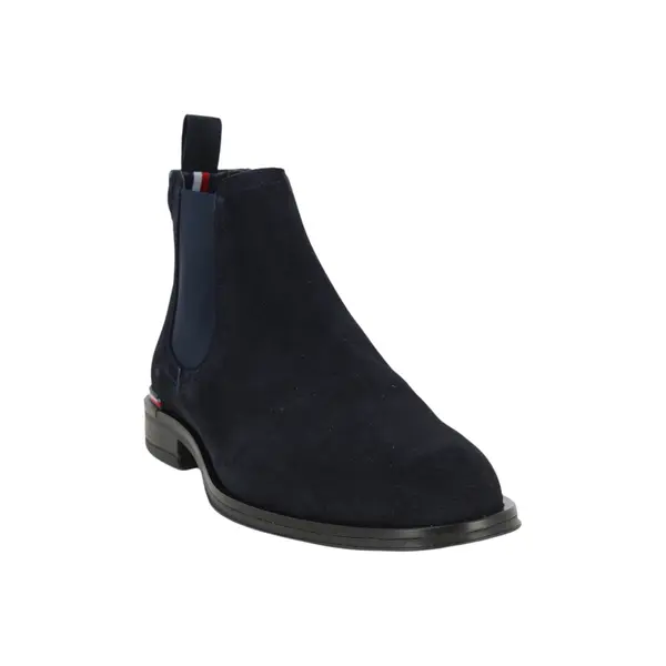 FM0FM04757-DW5 Tommy Hilfiger muške gležnjače Core RWB Suede Chelsea tamnoplave