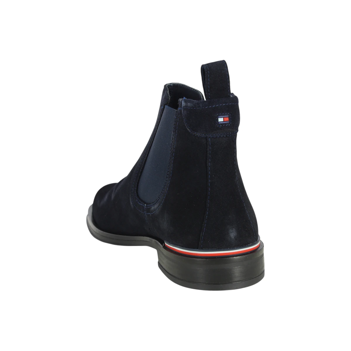FM0FM04757-DW5 Tommy Hilfiger muške gležnjače Core RWB Suede Chelsea tamnoplave