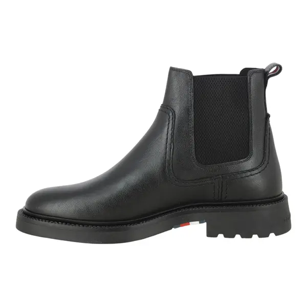 FM0FM05184-BDS Tommy Hilfiger muške kožne gležnjače Comfort Lwt Chelsea crne