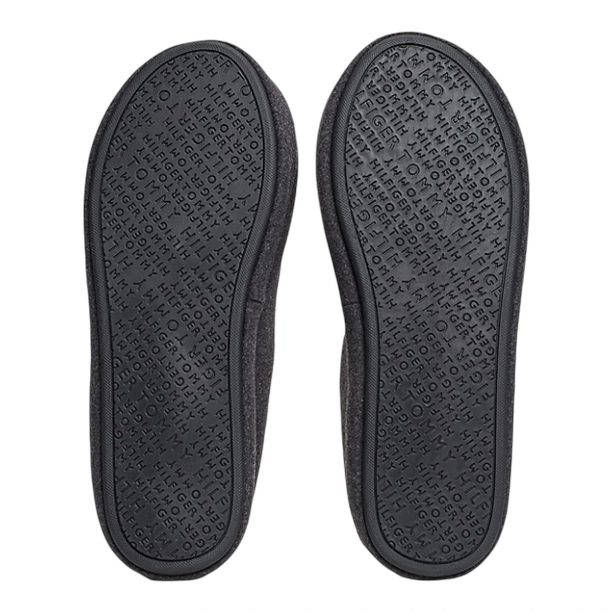 FM0FM05227-PTY Tommy Hilfiger muške kućne papuče Flag Warm Felt tamnosive