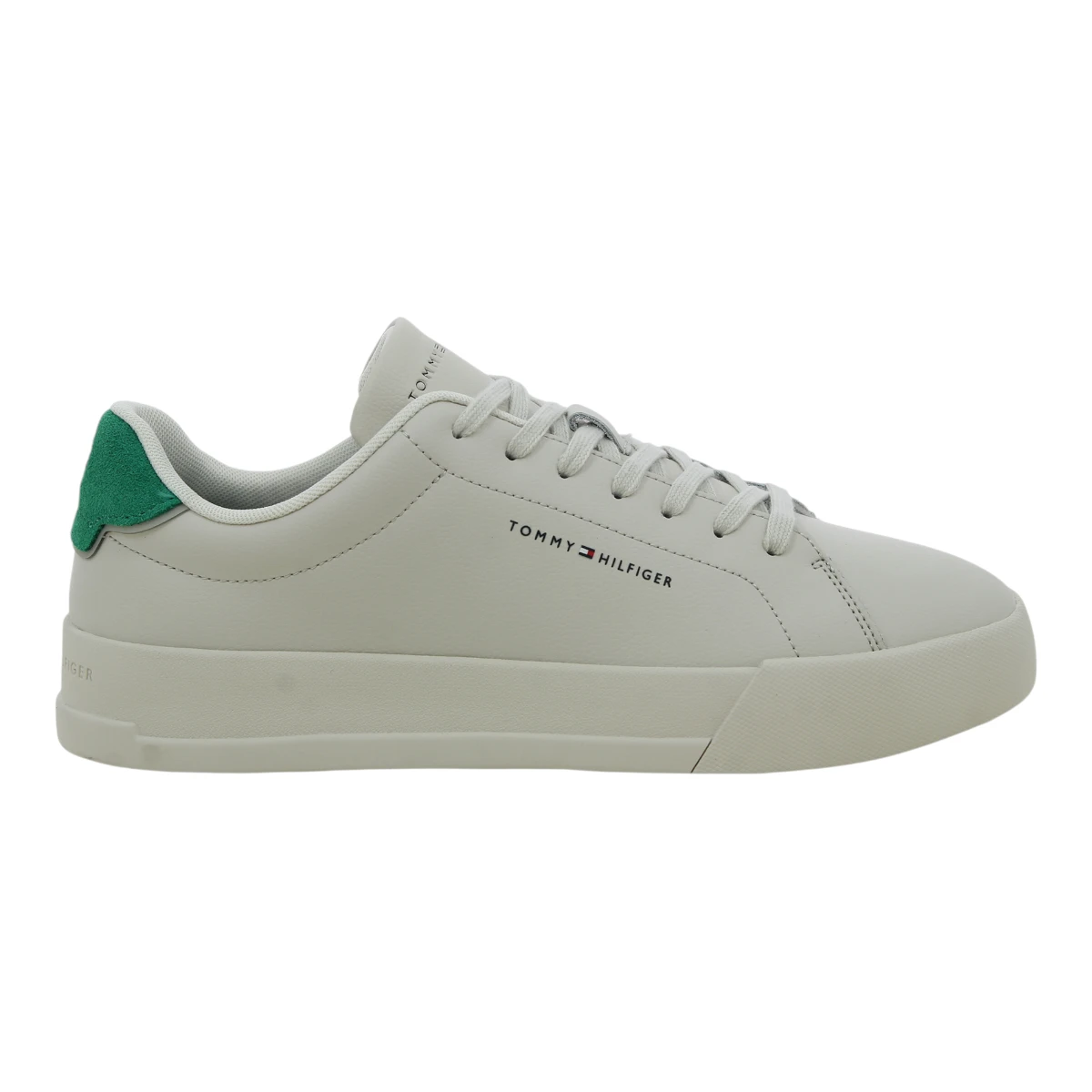 FM0FM05367-AF3 Tommy Hilfiger muške kožne tenisice TH Court Lth Detail bež
