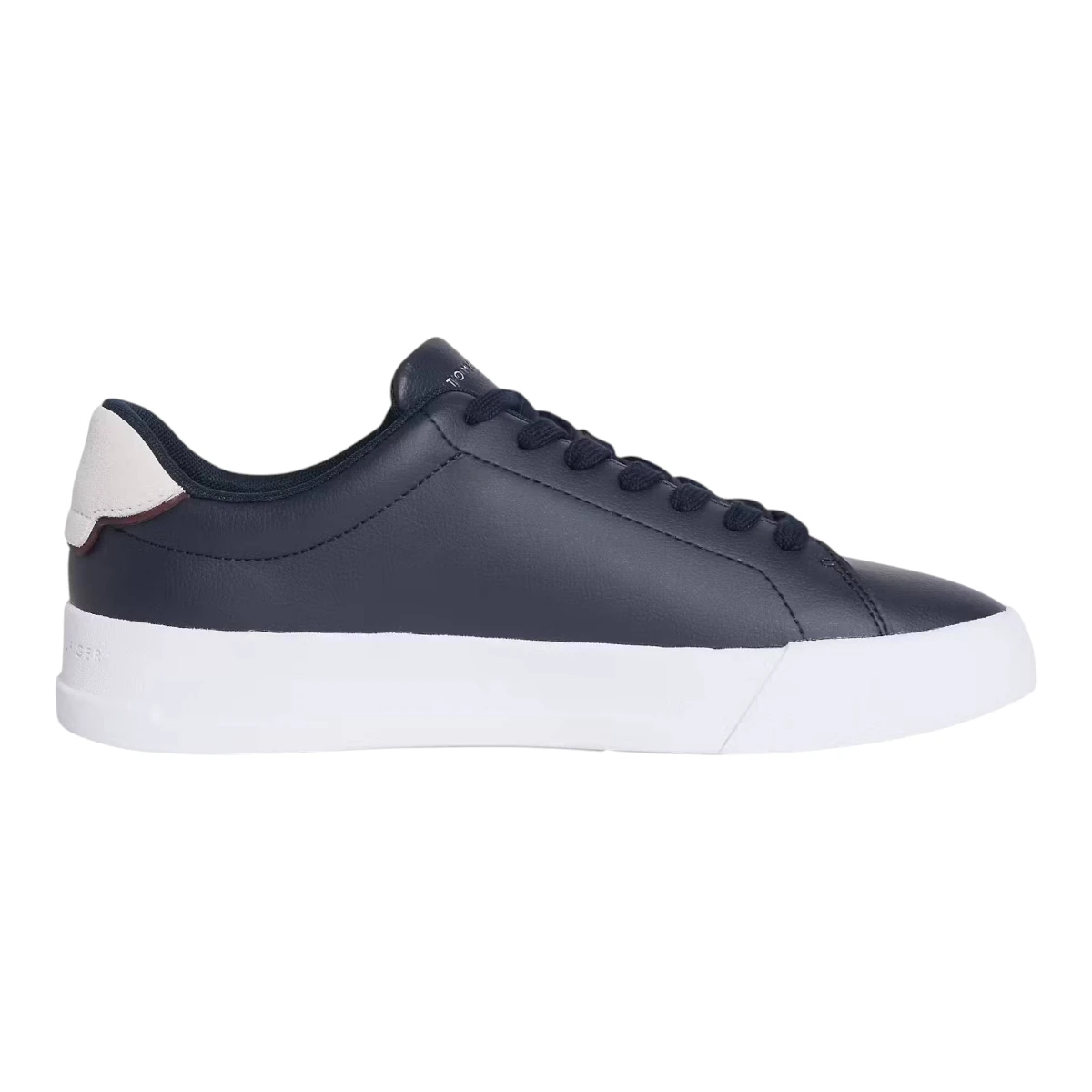 FM0FM05367-DW5 Tommy Hilfiger muške kožne tenisice TH Court Lth Detail tamnoplave