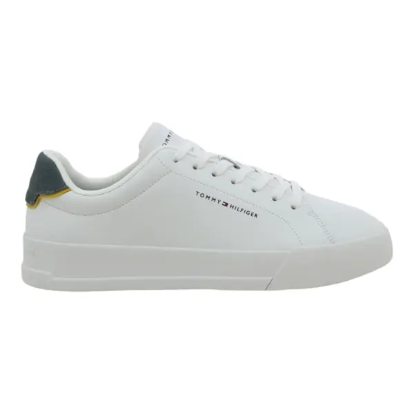 Tommy Hilfiger muške tenisice TH Court Lth Detail Ess FM0FM05367-PN6-Zelena/Masl