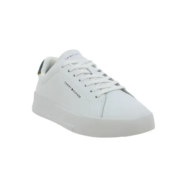 FM0FM05367-PN6 Tommy Hilfiger muške kožne tenisice TH Court Lth Detail zelene