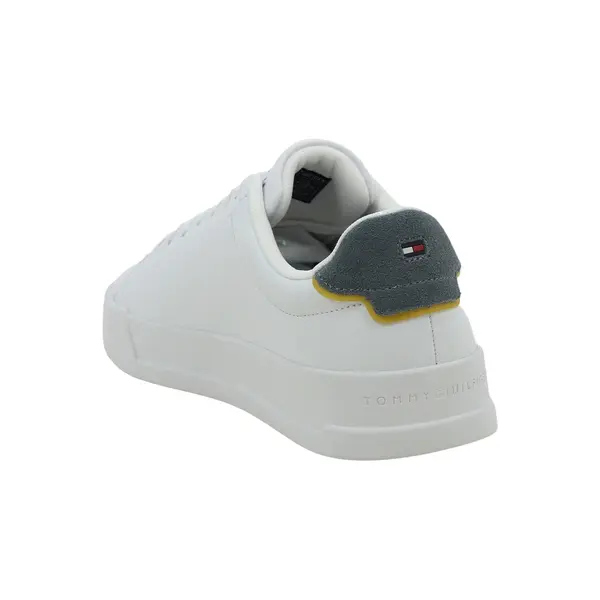 FM0FM05367-PN6 Tommy Hilfiger muške kožne tenisice TH Court Lth Detail zelene