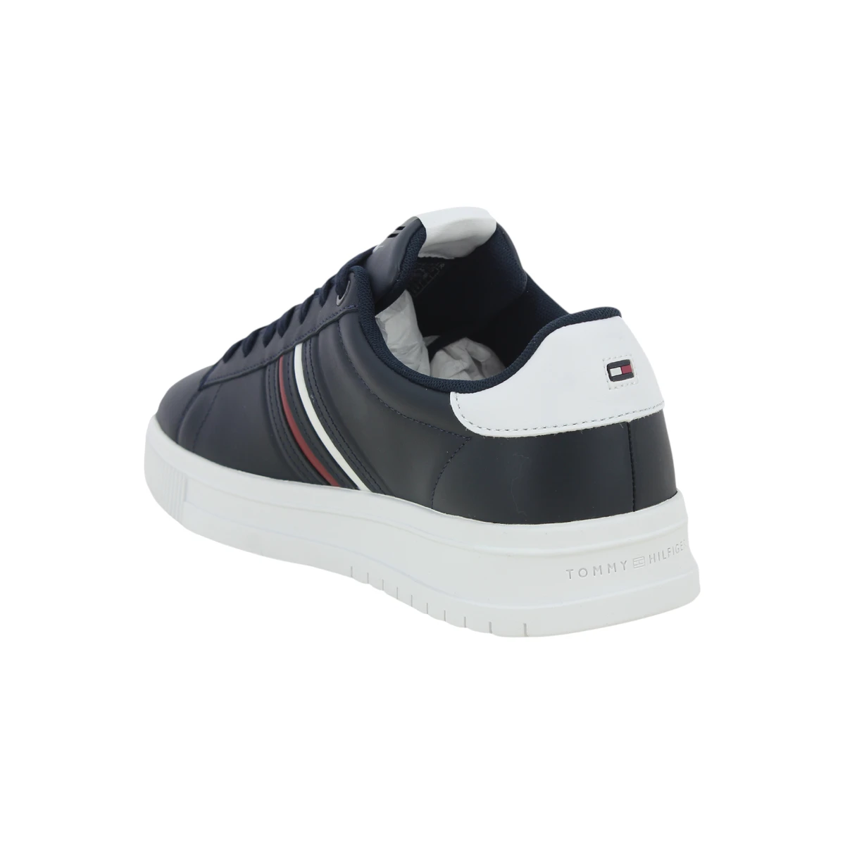 FM0FM05406-DW5 Tommy Hilfiger muške kožne tenisice Modern Cupsole Stripes tamnoplave
