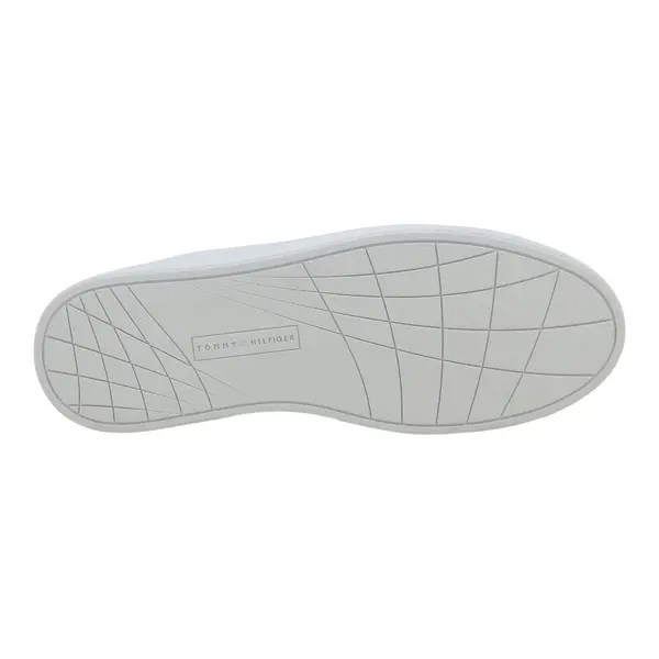 FM0FM05483-YBS Tommy Hilfiger muške kožne tenisice Icon Court Pinperf bijele