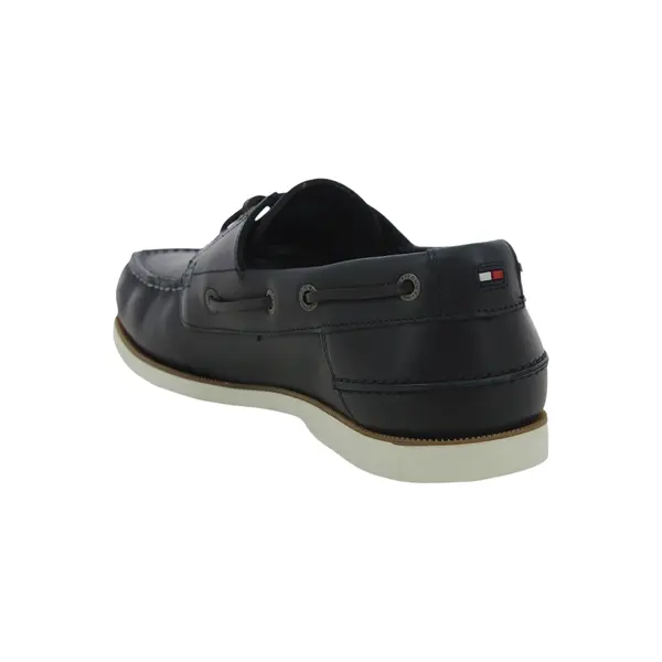 FM0FM05569-DW5 Tommy Hilfiger muške kožne brodarice TH Boat Shoe Core tamnoplave