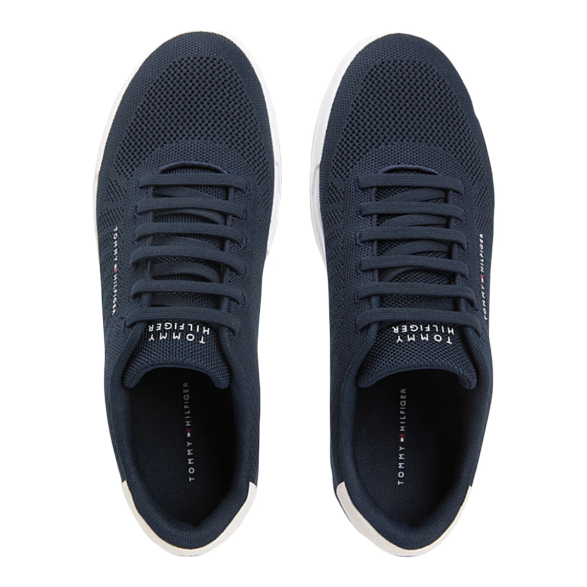 FM0FM05823-DW5 Tommy Hilfiger muške pletene tenisice TH Court Knit tamnoplave