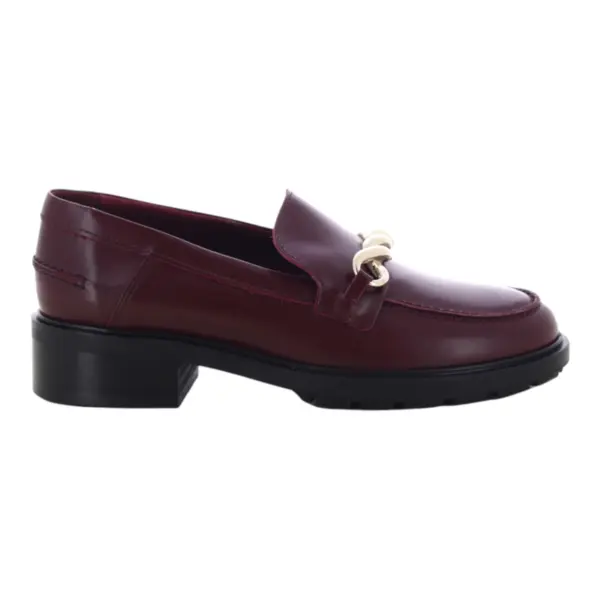 Tommy Hilfiger ženske mokasine Tommy Twist Mocassin FW06693-VLP-Tamnocrvena