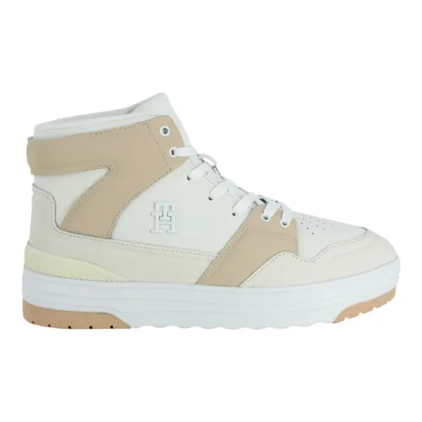 Tommy Hilfiger ženske tenisice TH Hi Basket Sneaker FW0FW07308-YBL-Krem/Bijela