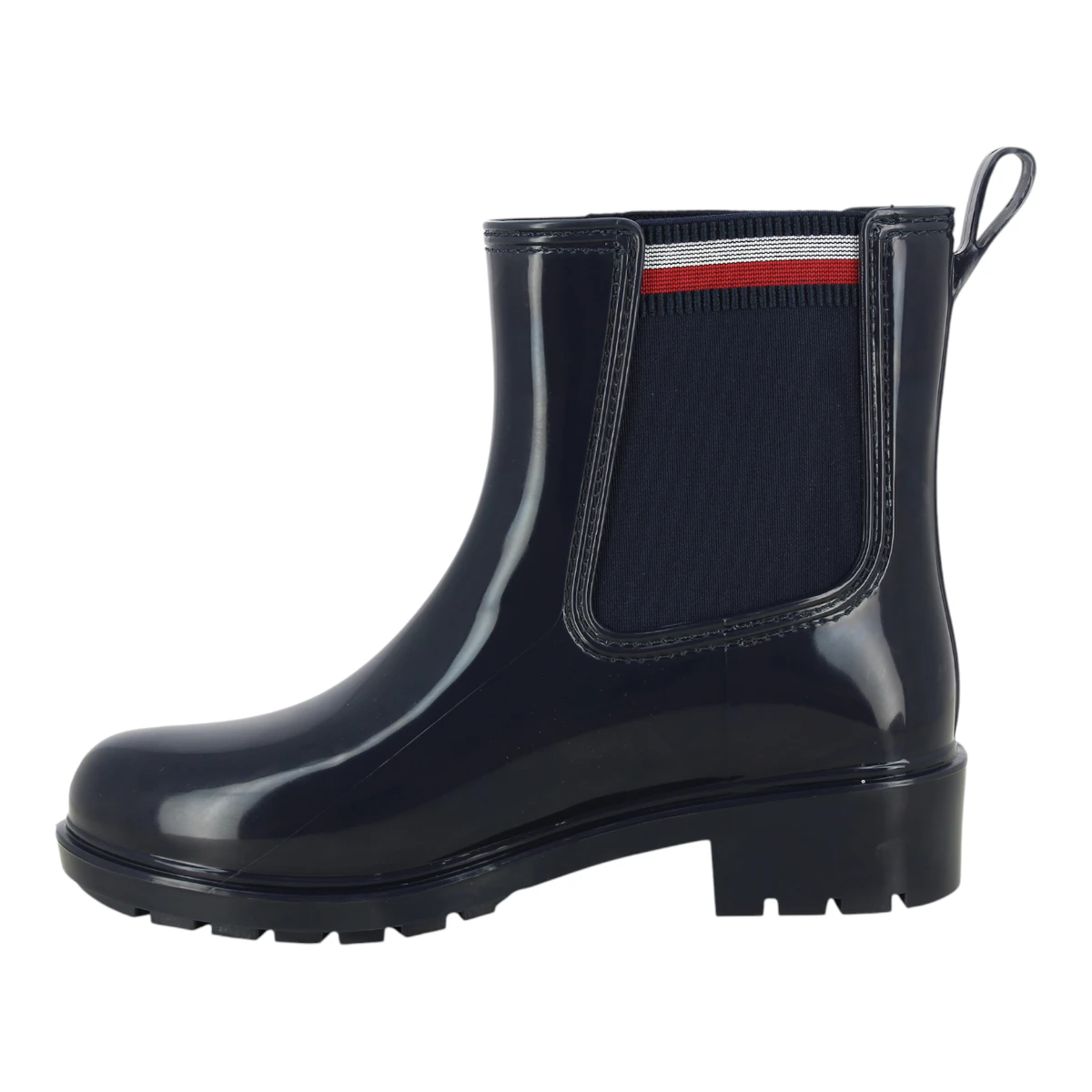 FW0FW07473-DW6 Tommy Hilfiger ženske gumene čizme Corporate Elastic Rainboot tamnoplave