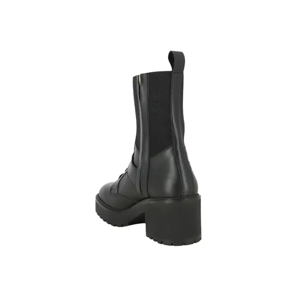 FW0FW07526-BDS Tommy Hilfiger ženske kožne gležnjače Tommy Belt Leather Boot crne