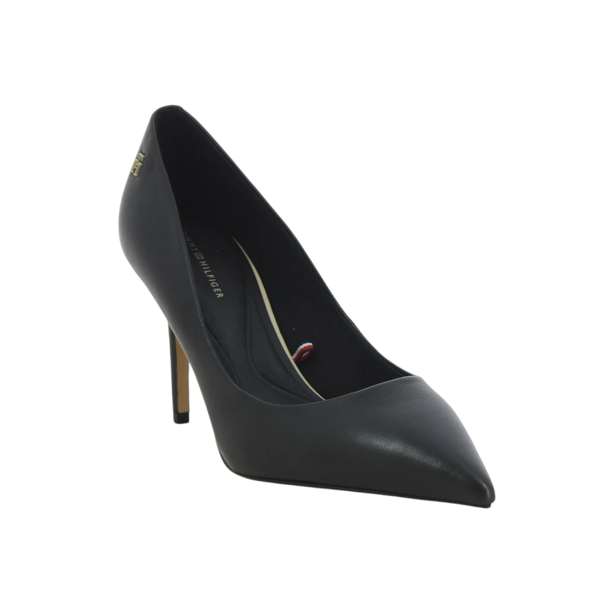FW0FW07861-BDS Tommy Hilfiger ženske kožne salonke Essential Pointed Pump crne