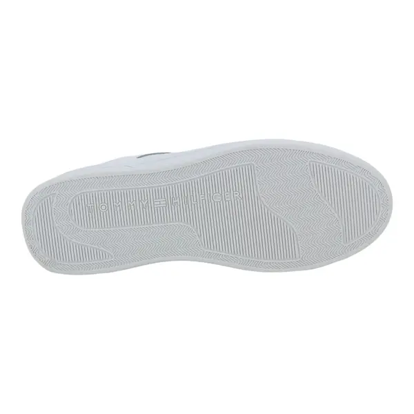 FW0FW08081-0K7 Tommy Hilfiger ženske kožne tenisice Flag Basket Sneaker bjela