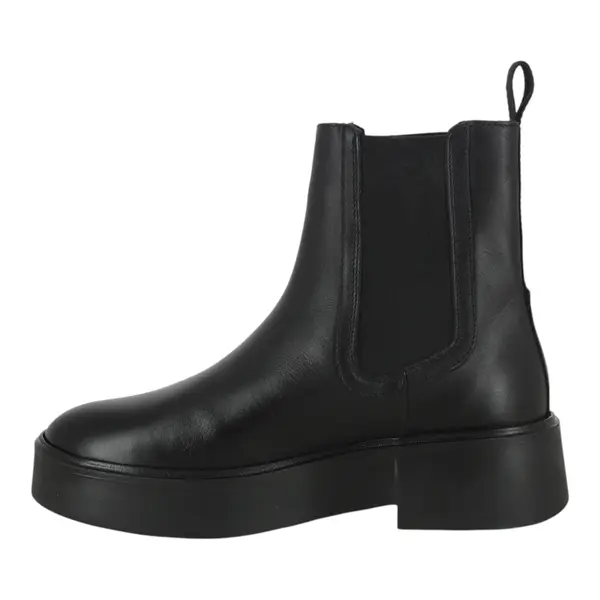 FW0FW08095-BDS Tommy Hilfiger ženske kožne gležnjače Minimal Leather Chelsea Logotape crne
